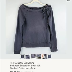 ISO Three Dots Boatneck Sweatshirt